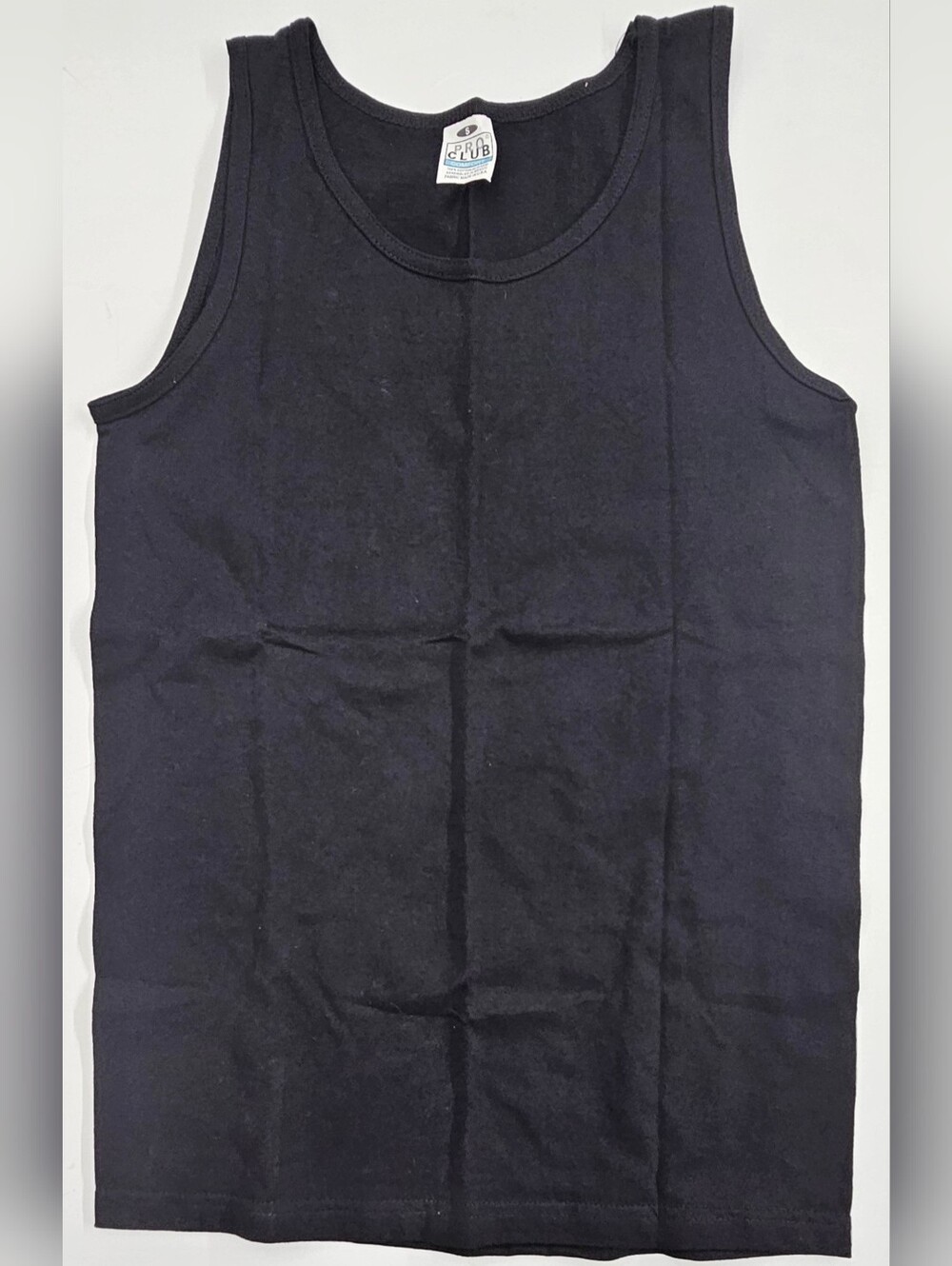 Pro Club Men's Comfort Cotton Tank Top Size Small in Black, New